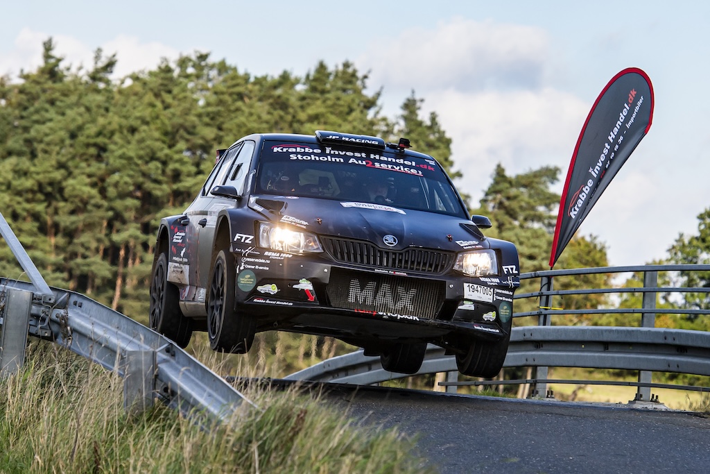 Jan Petersen/Mads Dalsager var flyvende under årets Rally Stoholm.
(Foto: Jokum Tord Larsen)